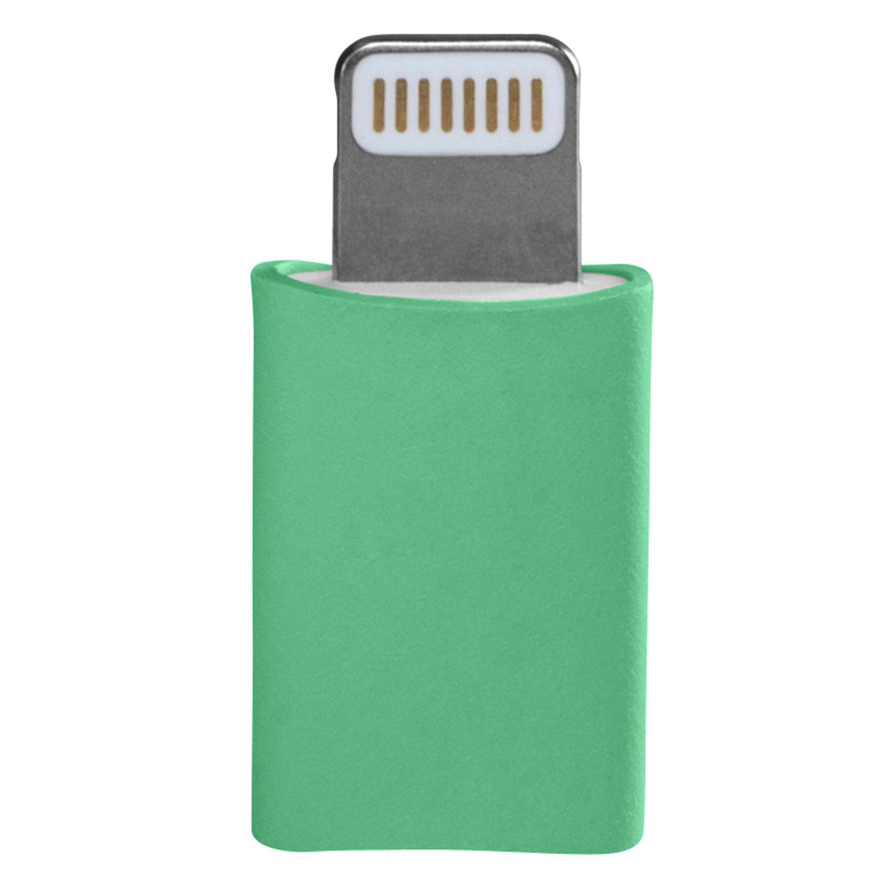 iPhone Adapter Lightning zu Micro USB grün