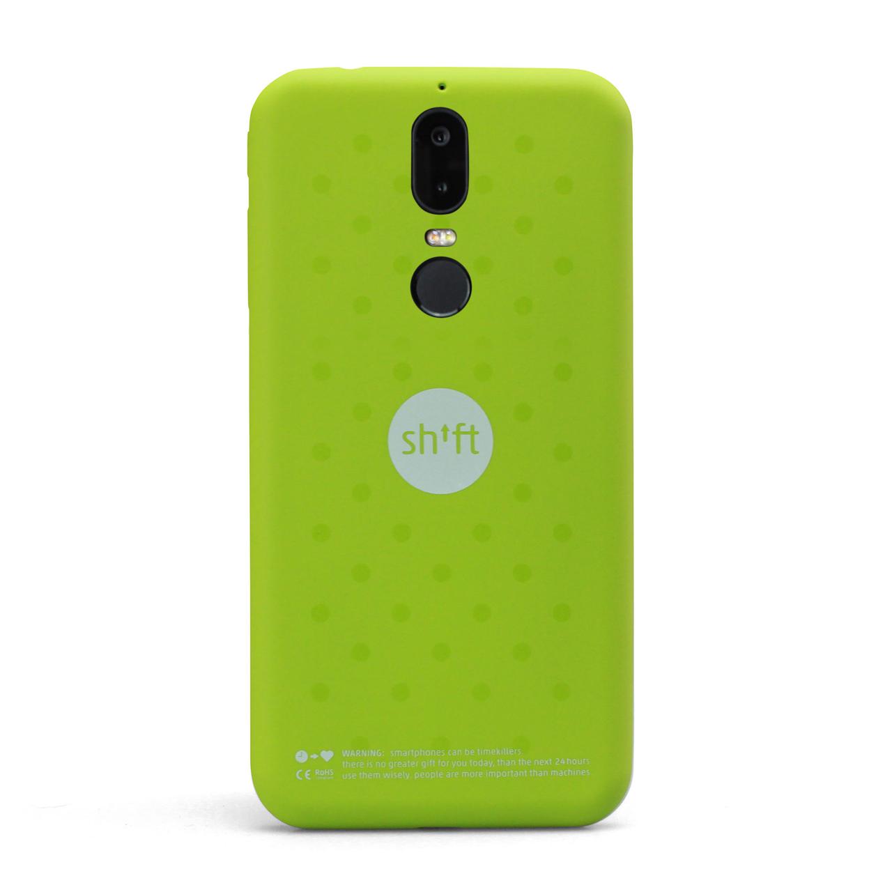 Bumper SHIFT Shiftphone 6mq grün mit Punkten gepunktet
