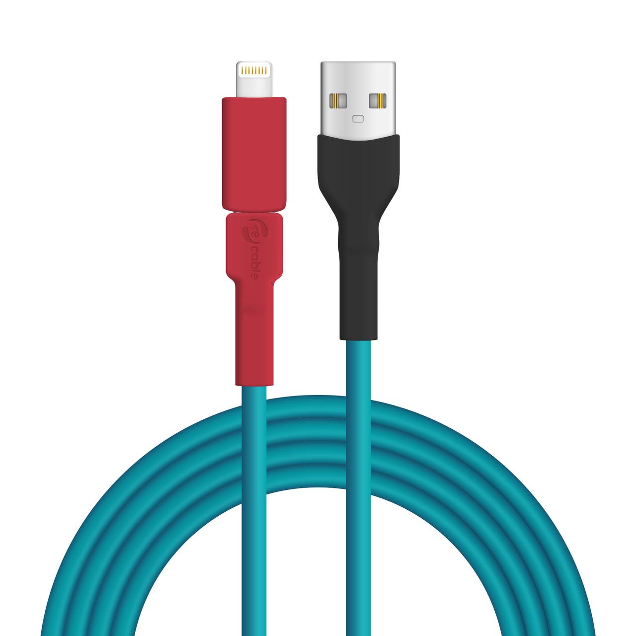 Birdy Kollektion: USB-A zu Lightning Ladekabel mit Micro-USB-Adapter recable