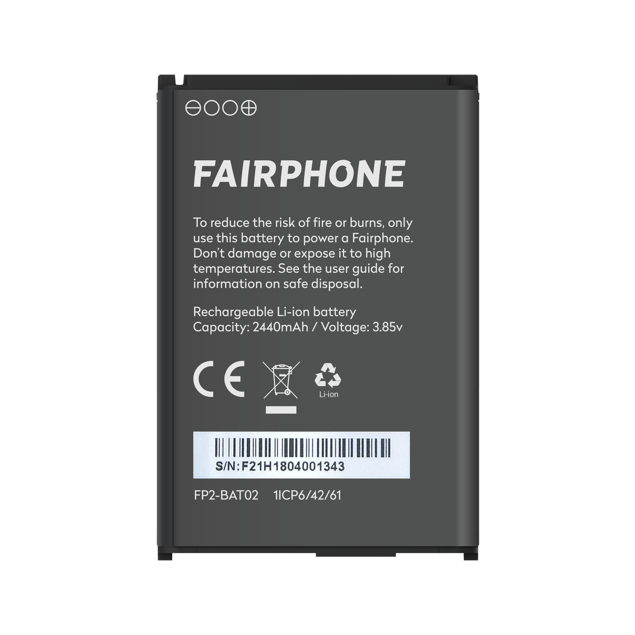 Fairphone 2 Original Akku Ersatzbatterie