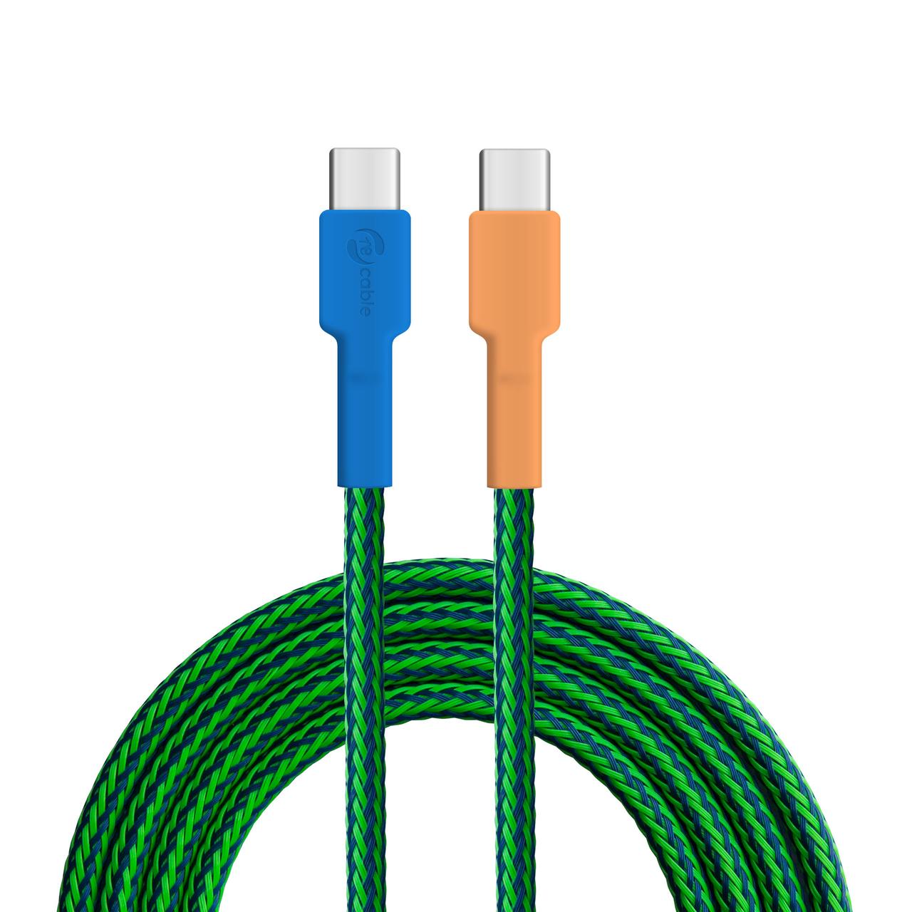 nachhaltiges USB-C Kabel von recable fair und transparent Pfau